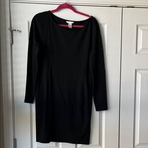 H&M Classic Black Long Sleeve Dress